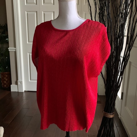 Oversized red top - Picture 2 of 2